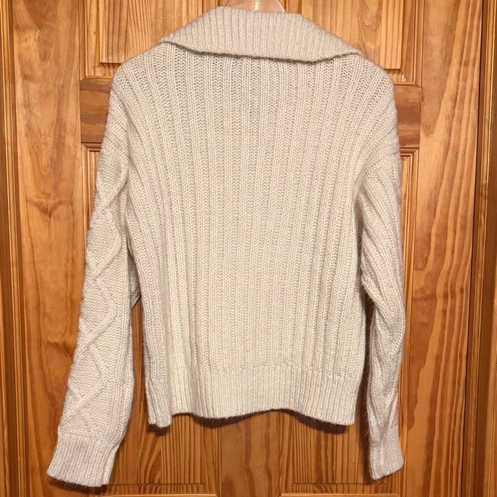 Sanctuary Cream Cable Knit Sweater - Picture 6 of 10
